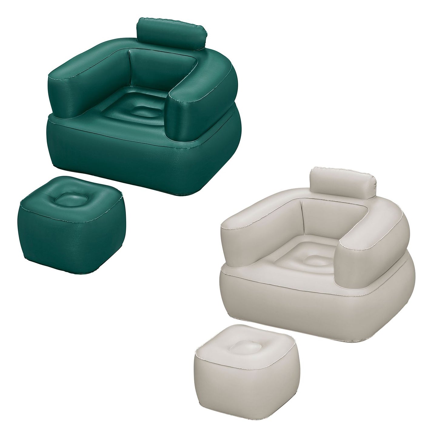 Poltrona Gonfiabile Bestway Comfi Cube con Pouf