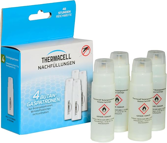 Ricarica 4 Cartucce Gas Thermacell