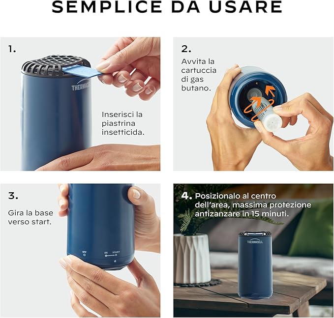 Thermacell repellente Antizanzare Blu