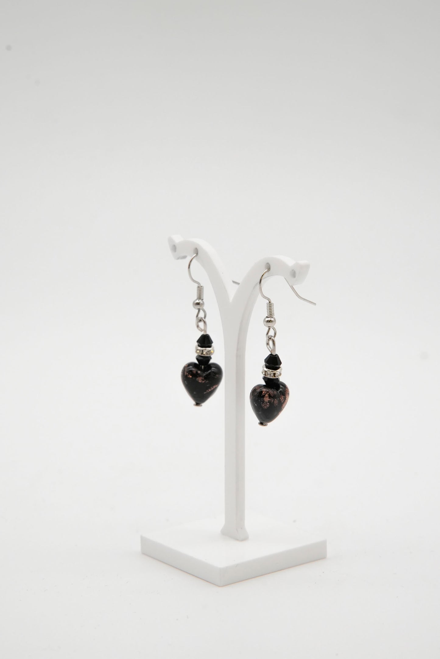Orecchino cuore pendente