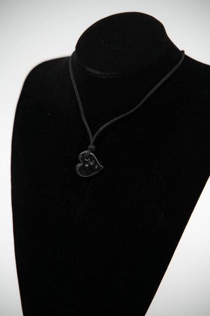 Collana cuore posato