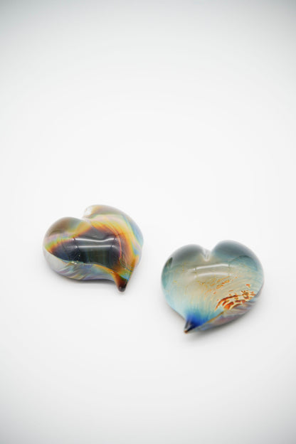 Double hearts with base