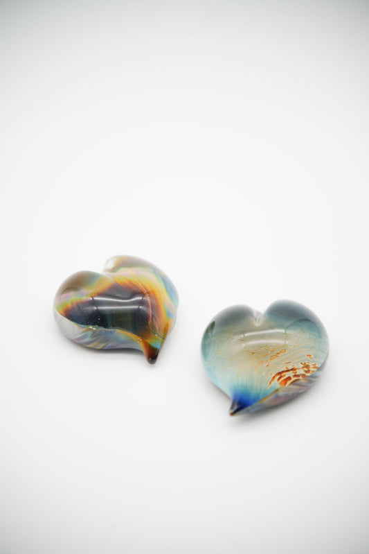 Double hearts with base